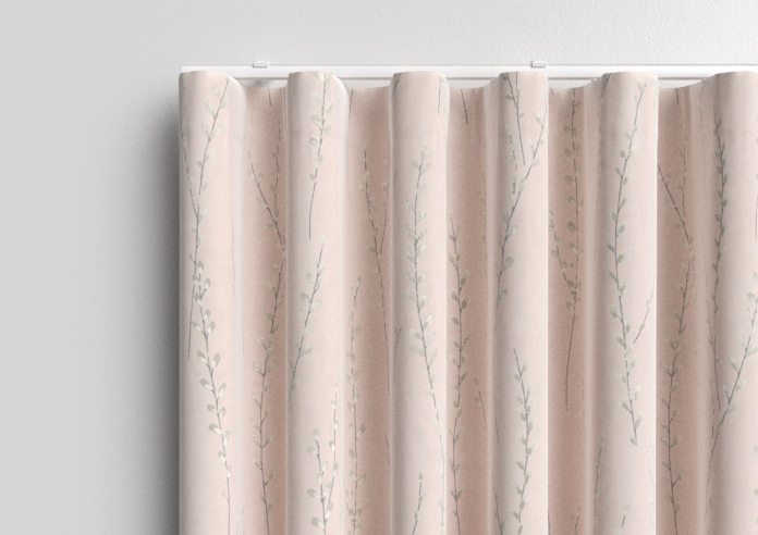 Willow Field, Pastel Pink - Made to Measure Curtains - Image 13